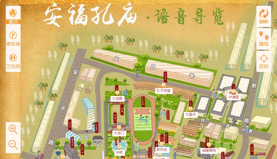 余江手绘地图：智慧景区智能化服务的延伸